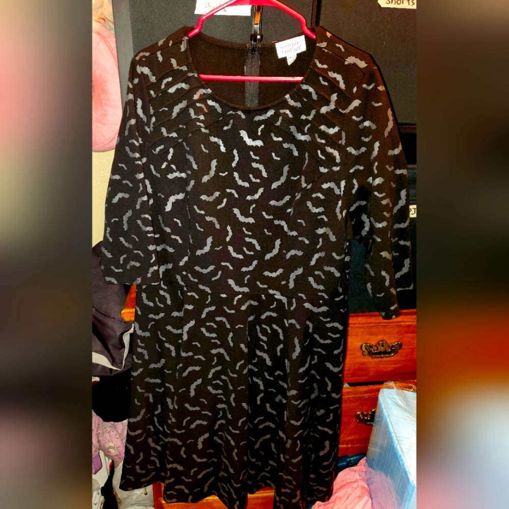 Bat Dress from Unique Vintage